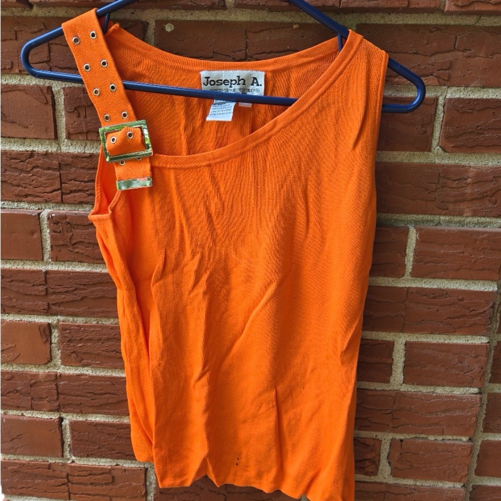 Orange Joseph A Buckle Tank Top